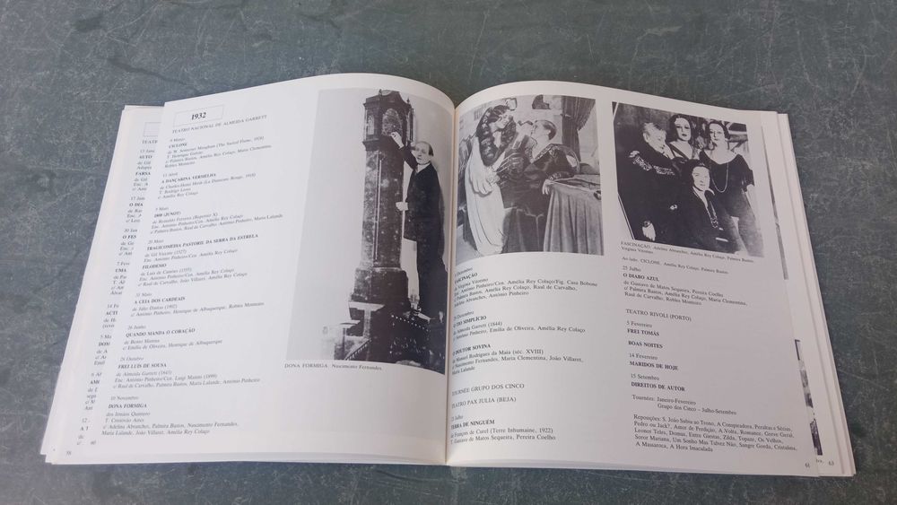Lote 2 Livros de História do Teatro – Rey Colaço + Theatro-Club Póvoa de Lanhoso