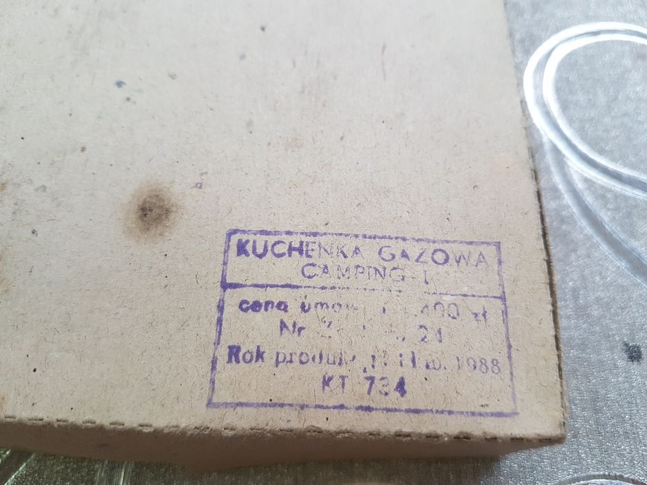 Kuchenka gazowa.Kamping 1..