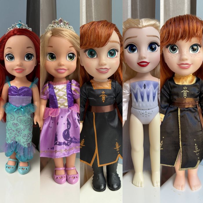 Лялька Disney Аріель, Рапунцель, Анна, Ельза, тоддлер