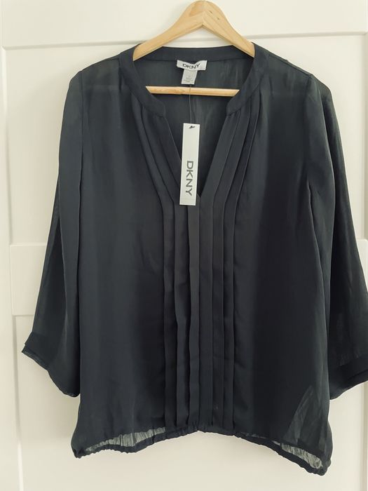 DKNY bluzka koszula czarna S 36