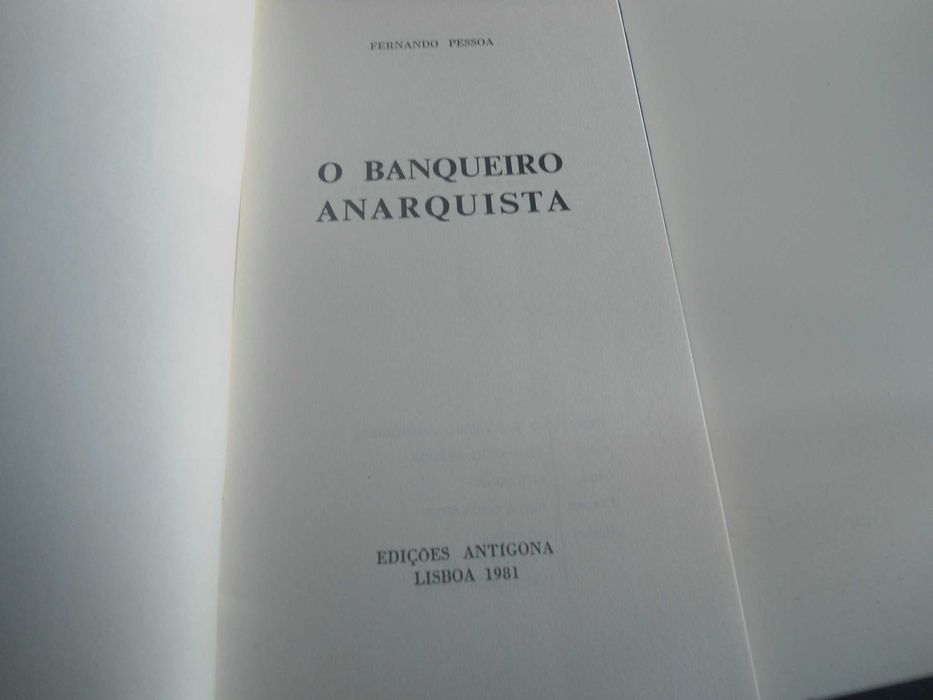 O Banqueiro Anarquista por Fernando Pessoa
