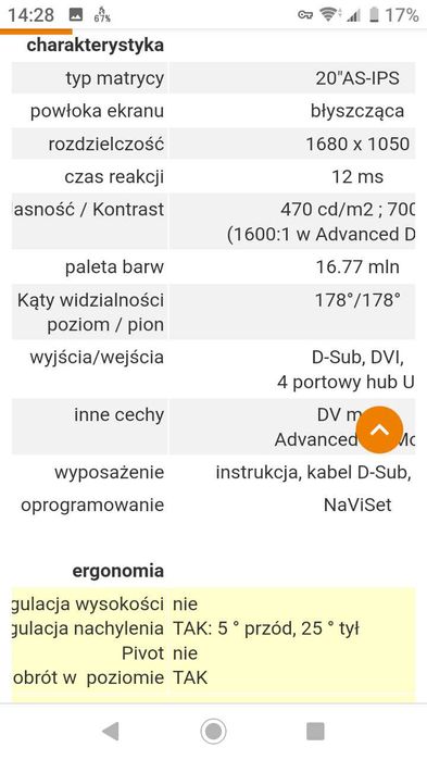 monitor nec multisync 20wgx2 pro