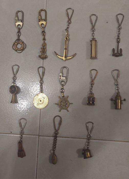 13 Lindos porta-chaves de Arte marinheiro