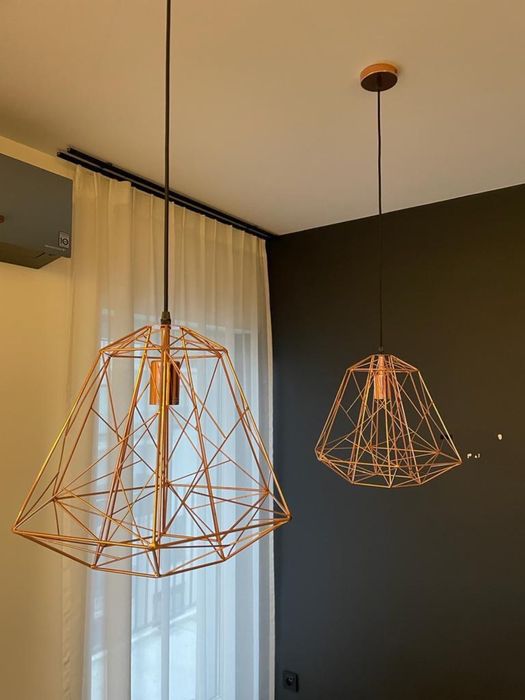 Dwie lampy nad stół, blat