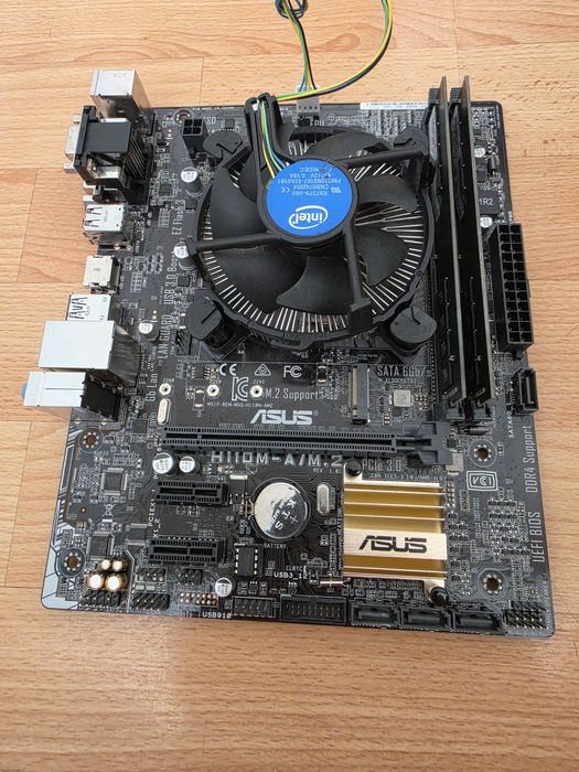 Intel i5-7500 3.4-3.8ghz/Материнка/охлад Мощний бистрий комплект s1151 дляПК