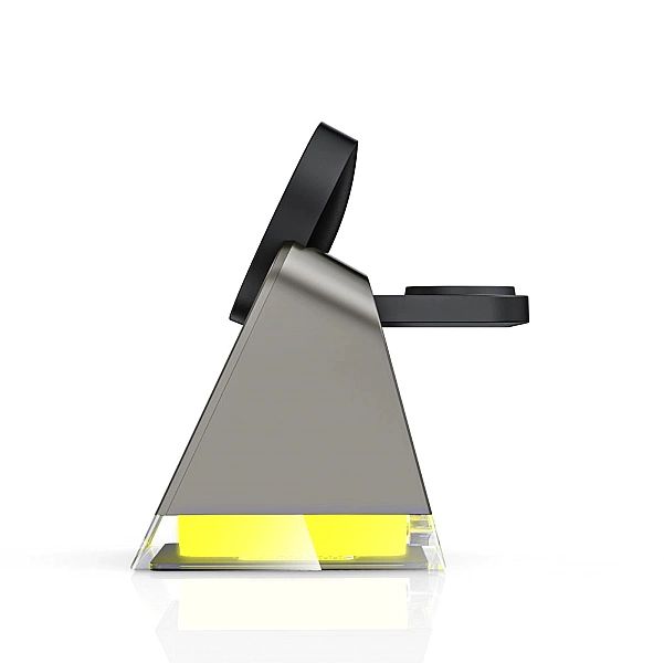 Tech-Protect Qi15W-A43/3In1 Magnetic Magsafe Wireless Charger Black