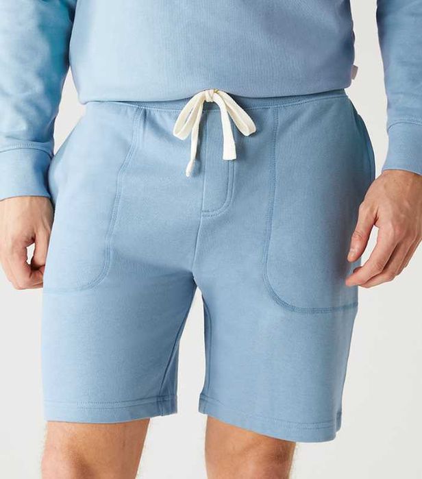 Чоловічі бавовняні короткі спортивні блакитні шорти 3XL Marks&Spencer