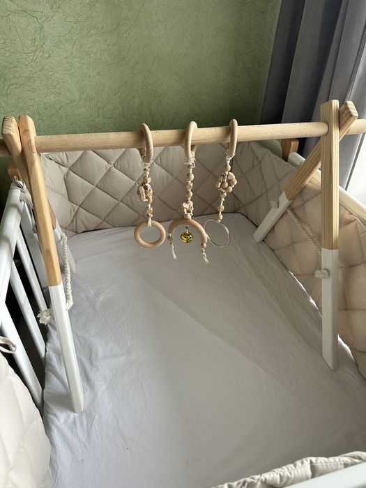 Тренажер перекладена бавка/стійка (біла)