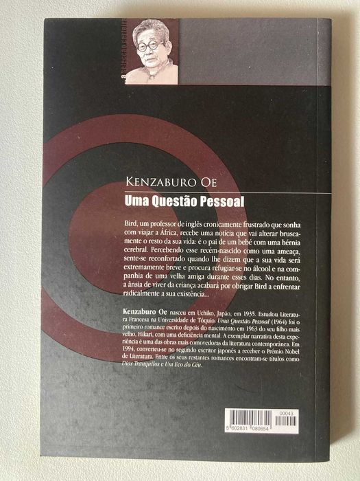 Uma Questão Pessoal, de Kenzaburo Oe