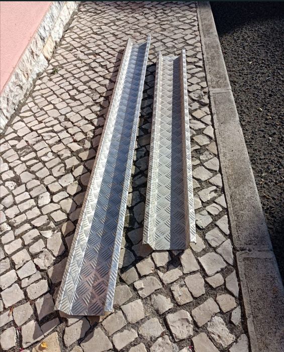 Calhas para moto em aluminio
