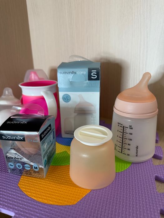 Бутылочки suavinex, поильник munchkin, nanobebe