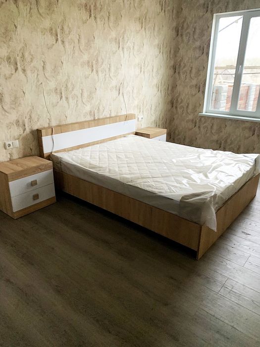 Комплект КРОВАТЬ + МАТРАС!Двуспальная кровать Соната 140см с матрасом
