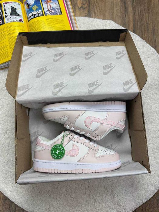 !SALE! Nike SB Dunk Low Pink/White 36 37 38 39 40 41 найк данк рожеві