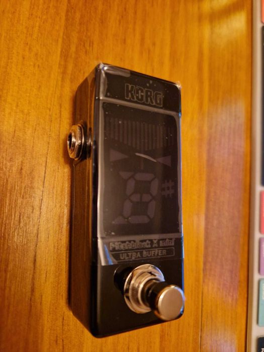 Afinador Korg Pitchblack X MINI como novo, sem uso