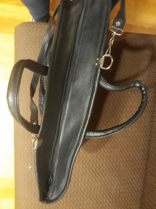 Torebka czarna, wiosenna, plażowa