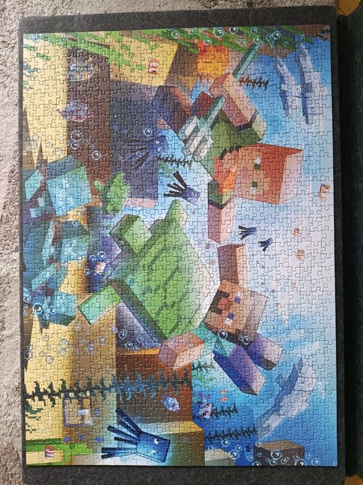 Puzzle 1000 elementów Minecraft