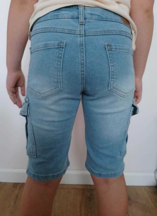 szorty jeans/spodenki cargo 10-11-12 lat 140 cm*Wallflower Girl*