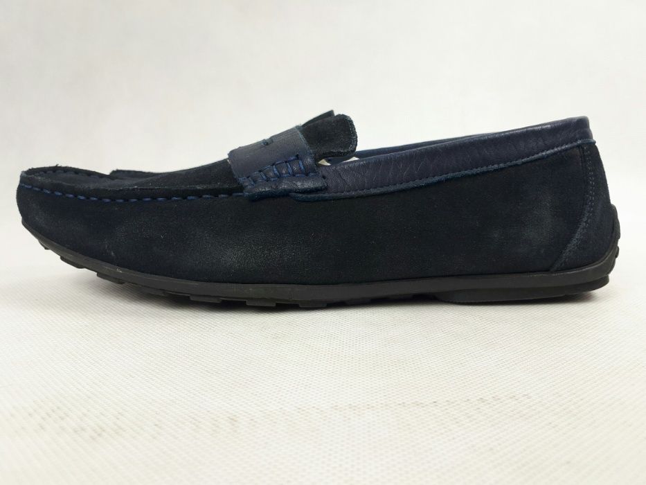 Mokasyny KRISBUT 4923-3-9 GRANAT eu43 pantofle buty meskie obuwie