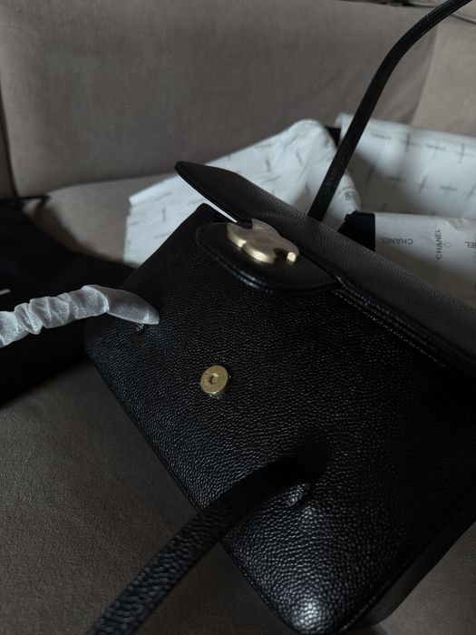 Chanel Clutch With Leather Strap