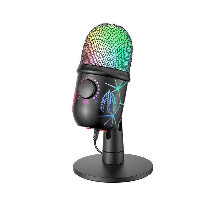 Mikrofon gamingowy USB - do streamów i gier RGB