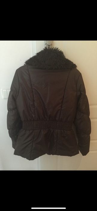 Brązowa czekoladowa kurtka Mohito