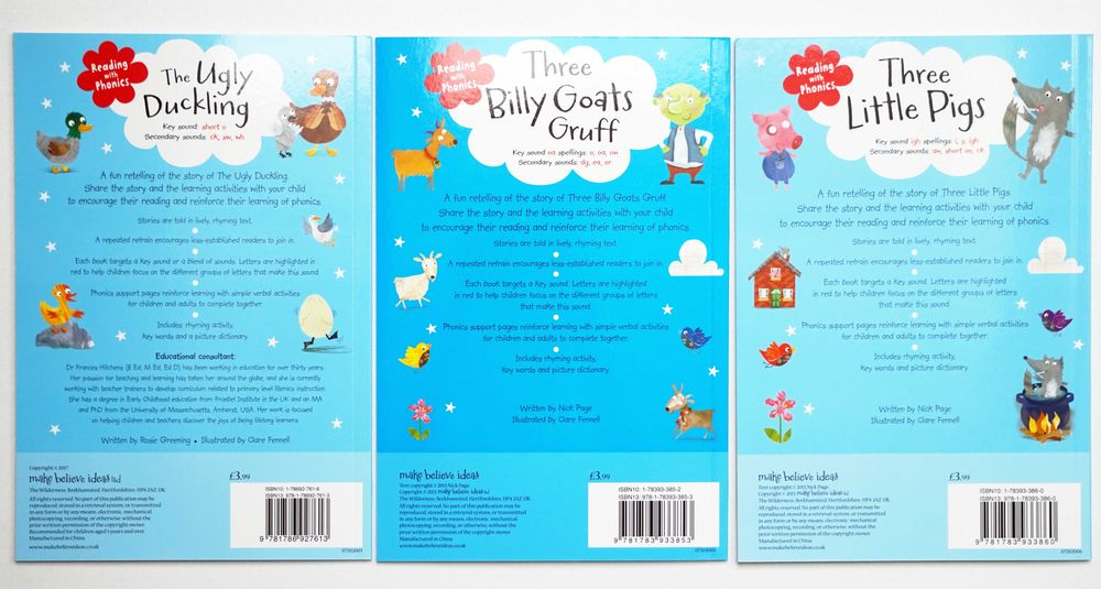 "Reading with Phonics" zestaw książeczek angielskich do nauki wymowy