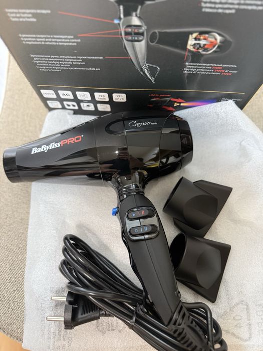 Професійний фен BaByliss PRO Caruso Ionic (модель BAB6510IRE)