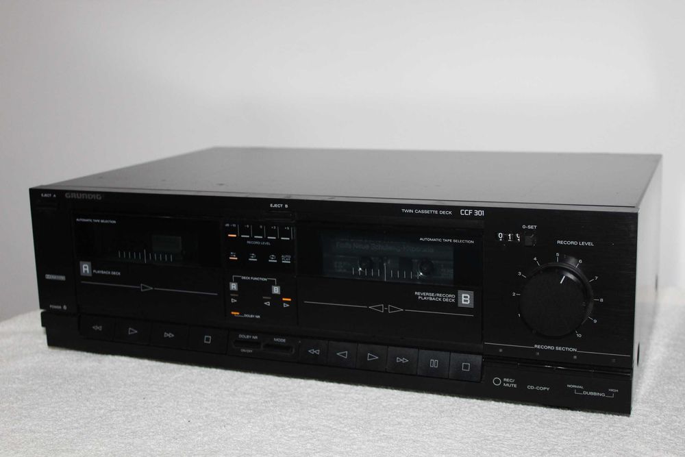 GRUNDIG CCF 301 Magnetofond deck 2 kasetowy stereo hi-fi Wysyłka