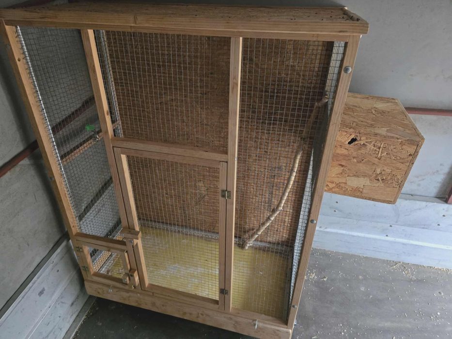 Regał dla ptaków papug kanarków