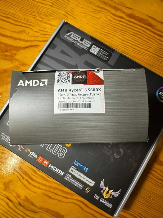 Ігровий комплект: Asus B550M + AMD Ryzen 5 5600X + 32GB DDR4