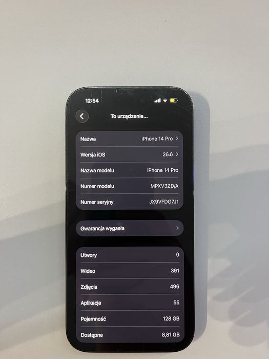 iPhone 14 Pro 128 GB – 81% bateria