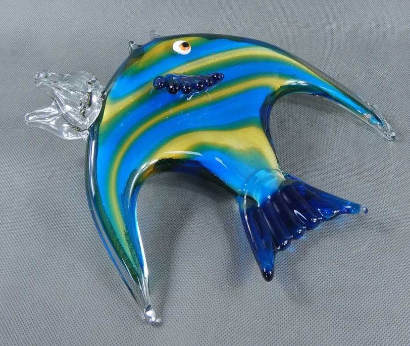 Figura szkło MURANO RYBA skalar figurka rybka 25,5 cm