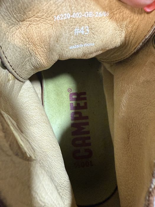 Кожаные деми ботинки Camper 43 р