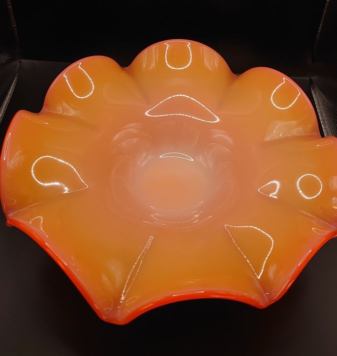 Patera ze szkła prl