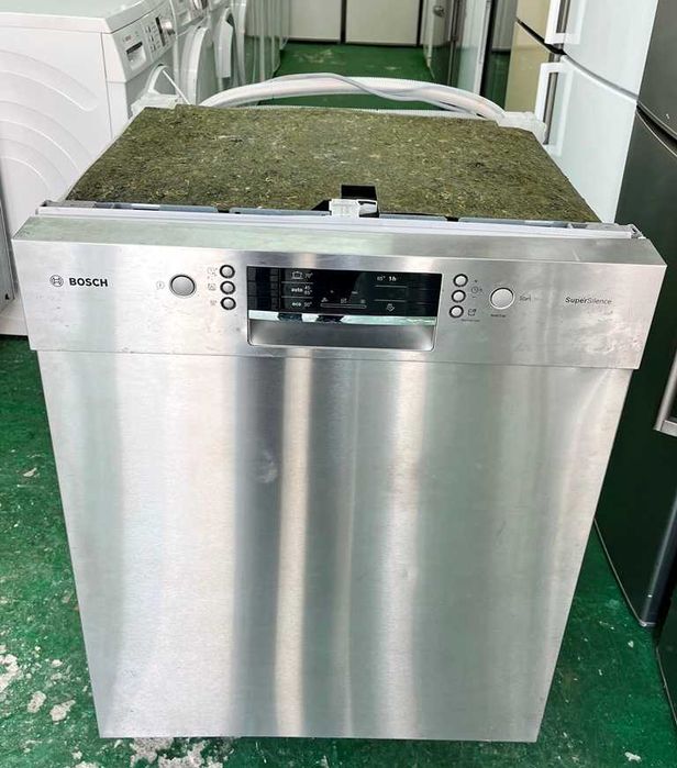 Zmywarka srebrna 60, Bosch SMI45IS05E, 3 poziomy zmywania, Serie 4, A++