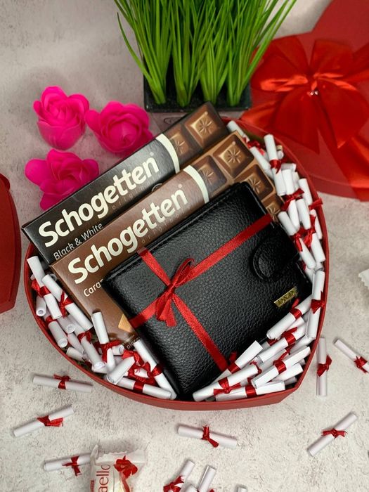 Чоловічий подарунковий набір Валентинка , готовий подарунок коханому