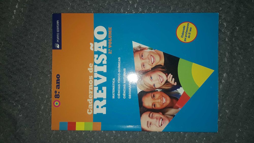 "Cadernos de revisão" 8ºano Volumes 1 e 2 (multidisciplinas)