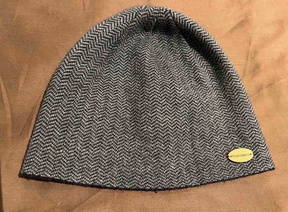 Тканевая кашемировая шапка