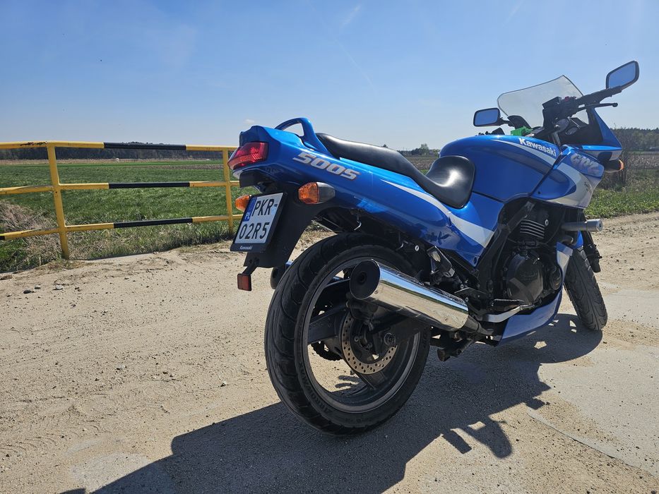Kawasaki GPZ500 zarejestrowany