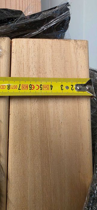 Deska ławkowa Abachi do dauny, drewno 10szt. 180cm i 5 szt. 110cm