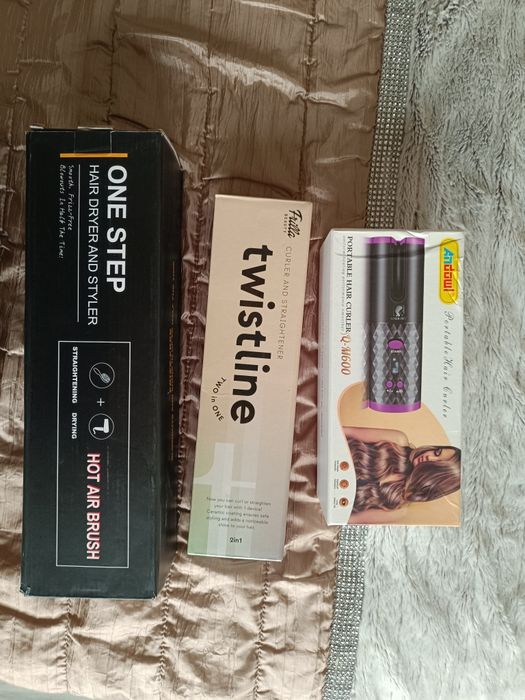 Vários aparelhos para cabelo