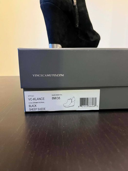 Botas Vince Camuto VC-Klance pretas tamanho 38 novas