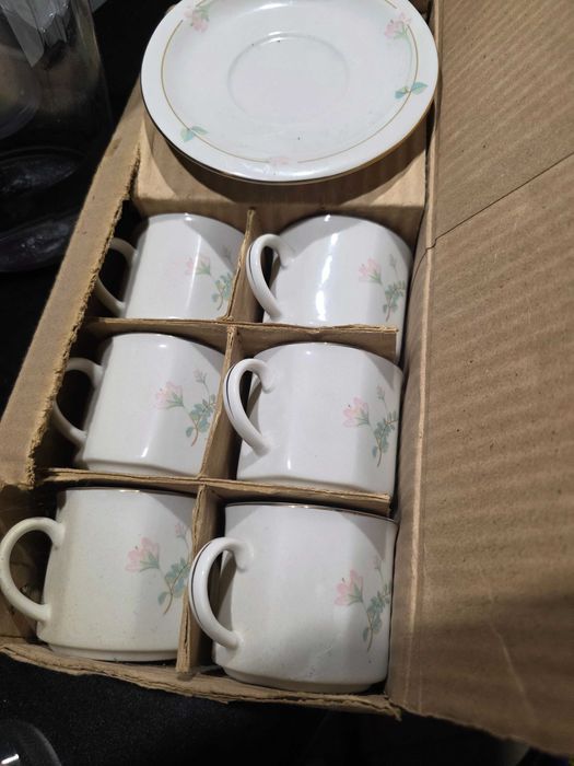 Zestaw kawowy Retsh Arzberg, vintage, PRL