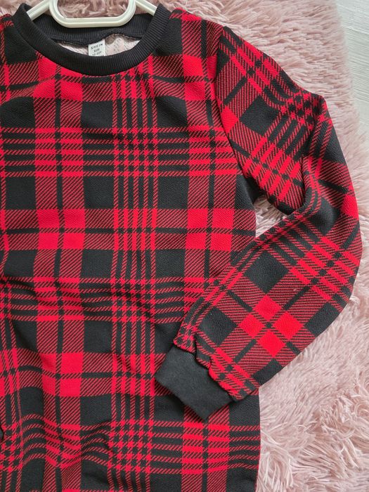 Sukienka dziewczęca 152 Shein 11-12 lat NOWA w kratkę elegancka