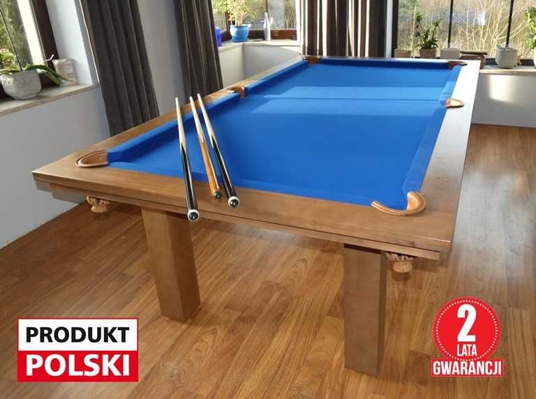 Stół Bilardowy 7 ft,  HERMES , dębowy , noga prosta