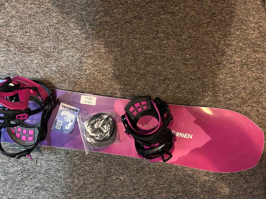 Nowa deska snowboardowa Raven z wiązaniami- tylko 1250 zł/Sklep-Serwis