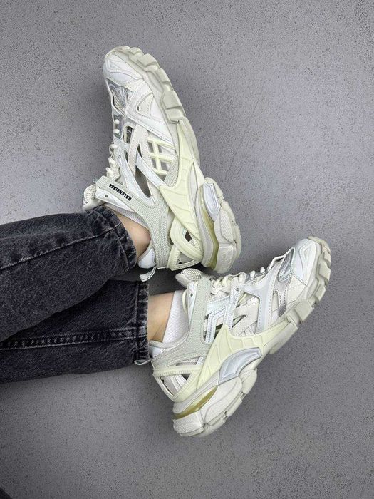 !SALE! Balenciaga Track 2.0 Triple White 36 37 38 39 40 41 42 43 44 45