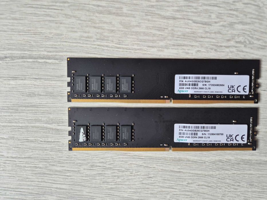 пам'ять DDR4 8GB (2x4) 2400\2666MHz HP\Goodram\Apacer