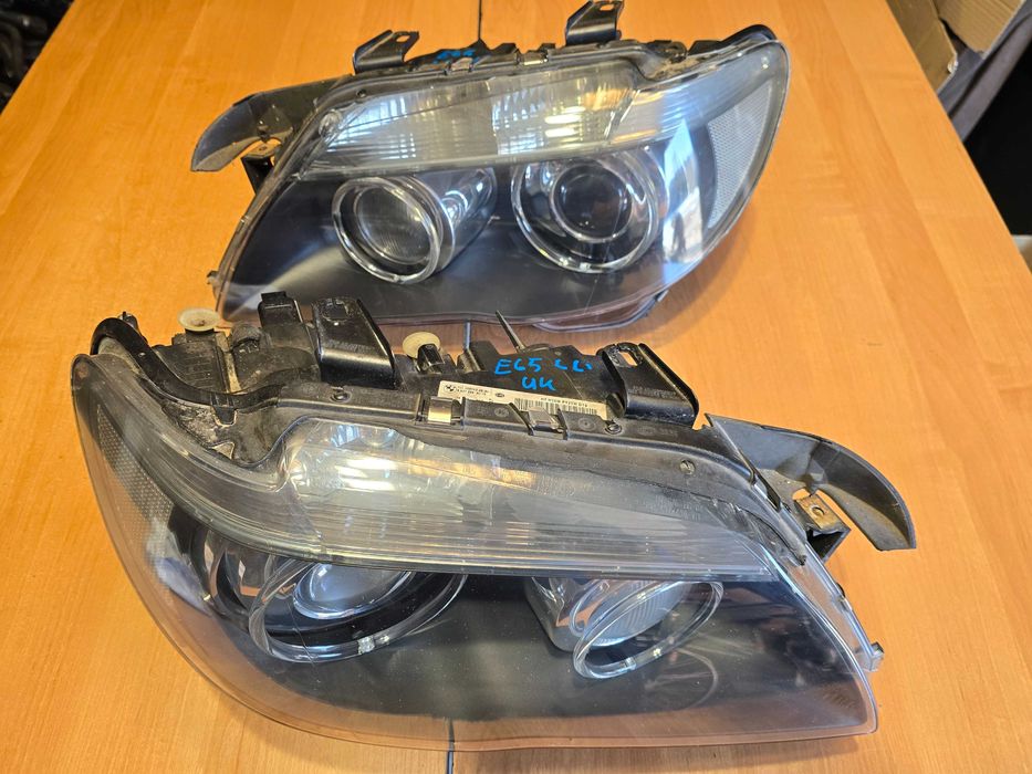 BMW 7 E65/6 LIFT LCI Lampa Przód Prawa Lewa Xenon KOMPLET Stan BDB