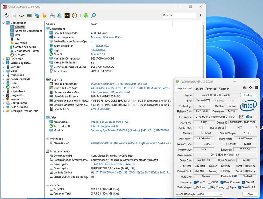 Torre Desktop Intel CD